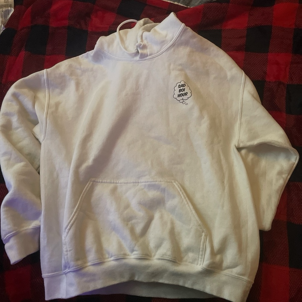 emma chamberlains large said boi hours hoodie